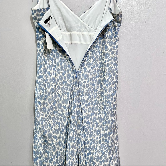 NWT J.Crew Powder Blue 100% Silk Floral Spaghetti Strap Sundress MSRP$128 - Picture 15 of 16